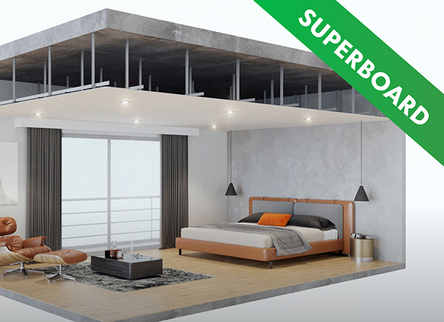 Aprenda a construir un cielo raso con Superboard