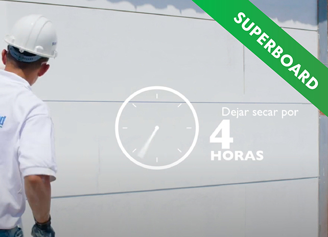 Cómo instalar el sistema de juntas a la vista con sellantes elastoméricos con placa Superboard