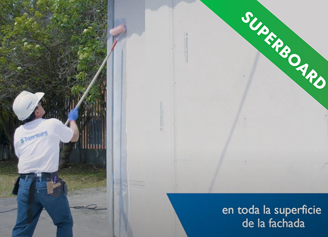 Sistema de juntas invisibles Superboard para fachadas