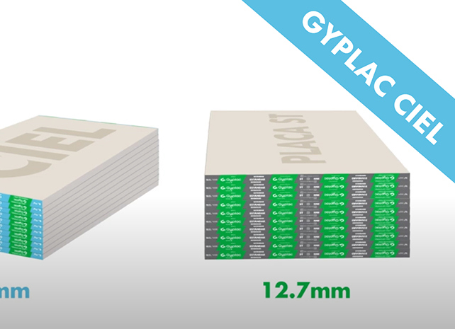 ¡Descubre la innovación en construcción con la placa de yeso Gyplac Ciel exclusiva para cielo rasos